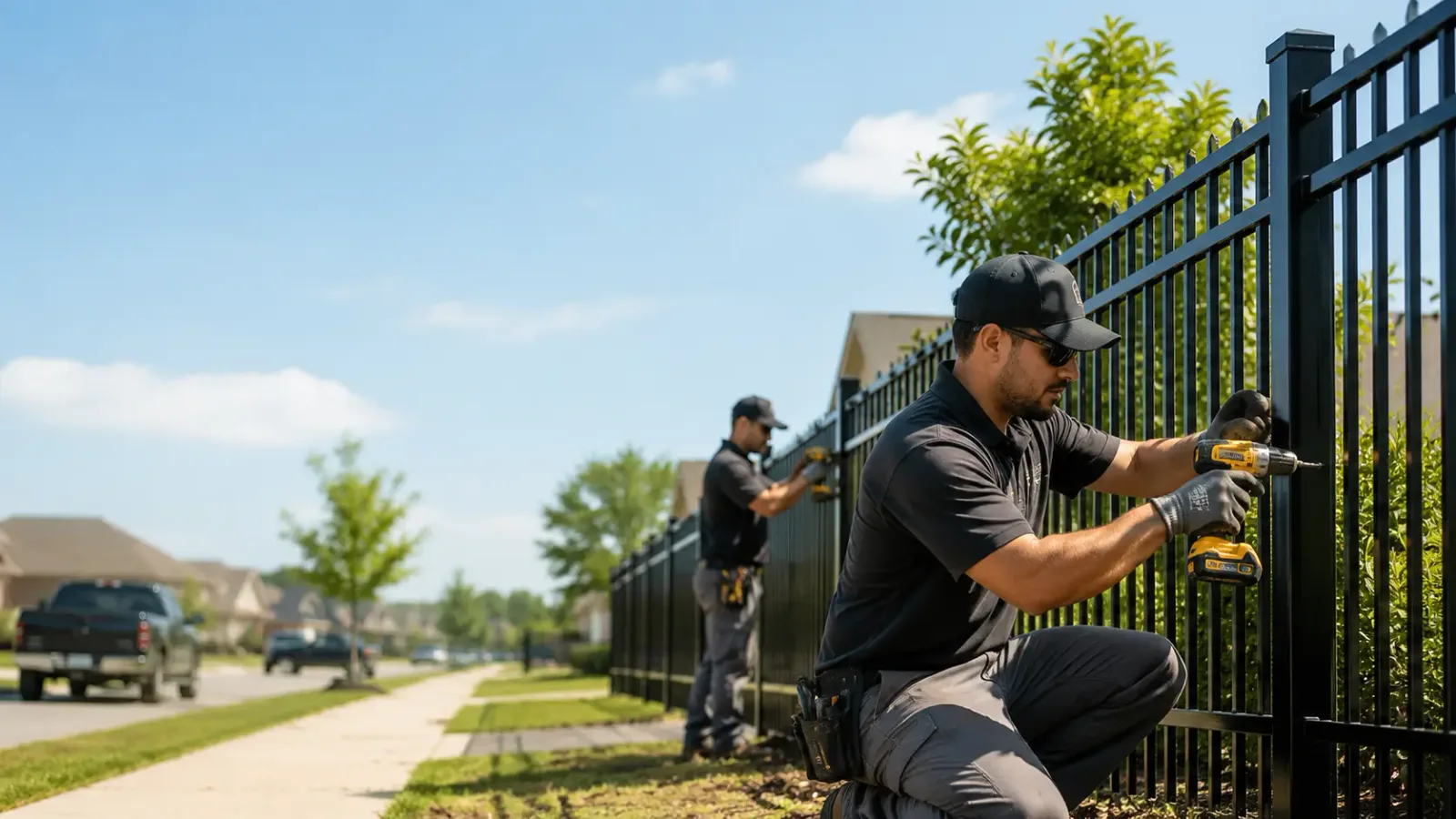 Metal Fence Installation in Long Island, VA